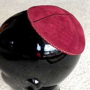Suede kippah